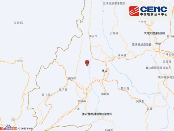 钱投网 云南保山市隆阳区发生3.2级地震，震源深度10千米