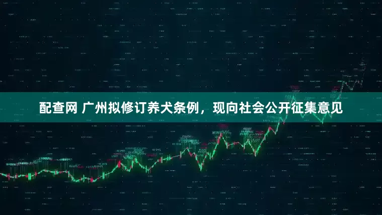 配查网 广州拟修订养犬条例，现向社会公开征集意见